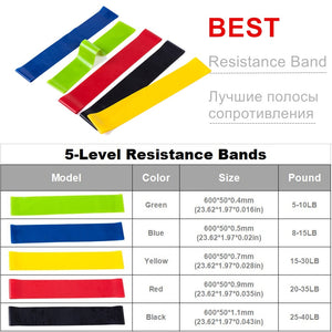 Vovo Resistance Bands Set 17Pcs | Elastic Rubber Tubes Band | Express Free Delivery